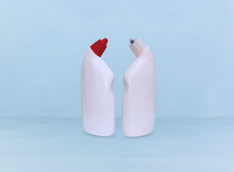HDPE Toilet Cleaner Bottle – Food Grade Laundry Detergent & Liquid Storage - 500ml - Customizable